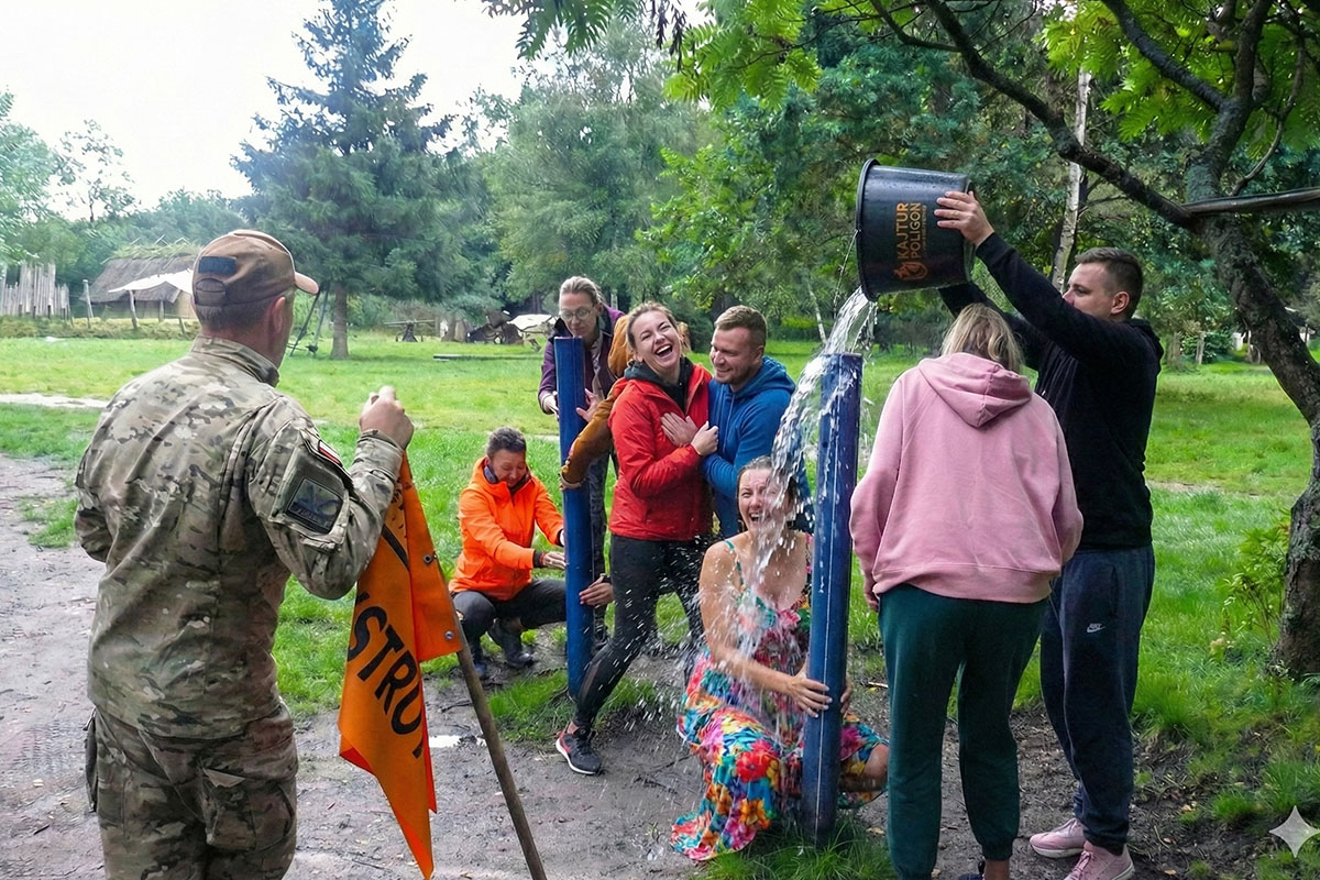 Biesiada firmowa na Poligonie Kajtur